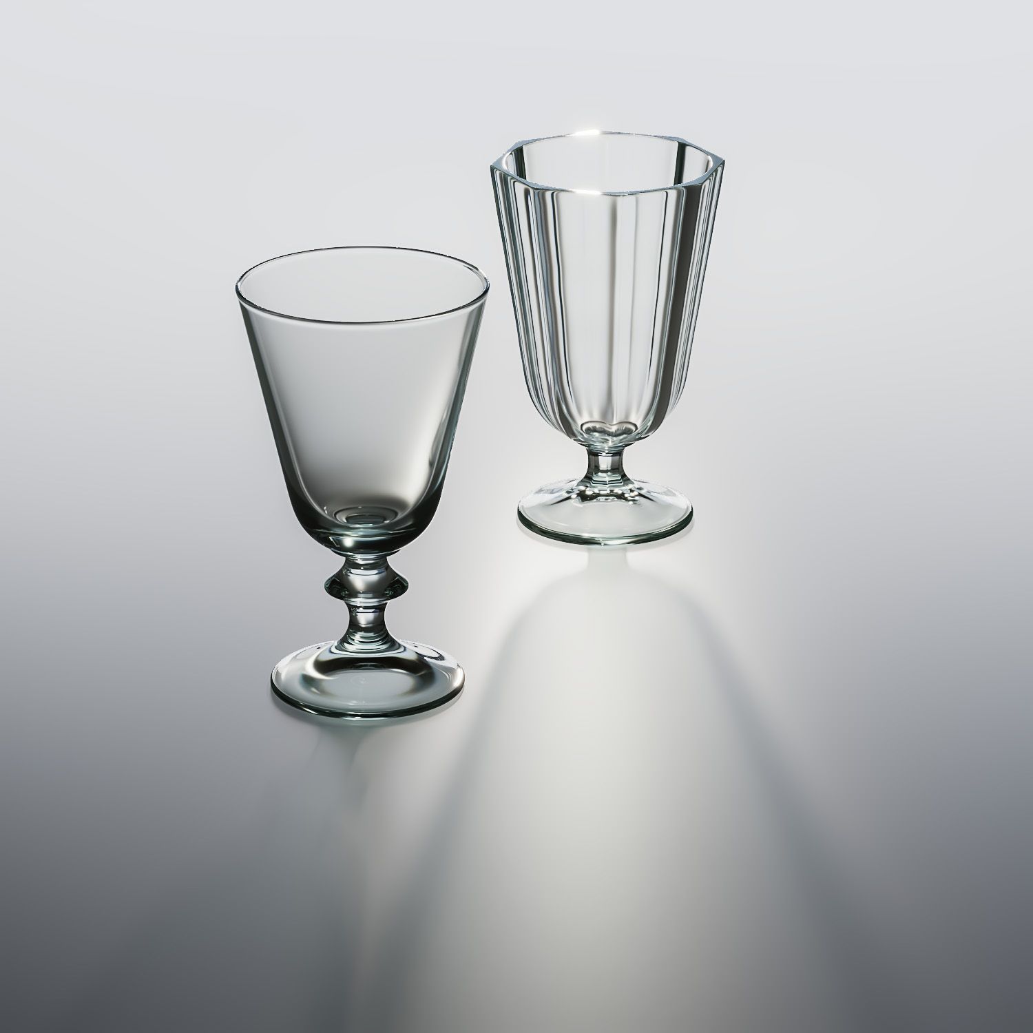 Rendering del materiale vetro con il Physical Material di Corona Renderer 7